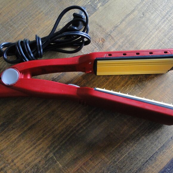 Conair 2" Wet·Dry Tourmaline Ceramic Straightener with Straightening Pins - Picture 4 of 5